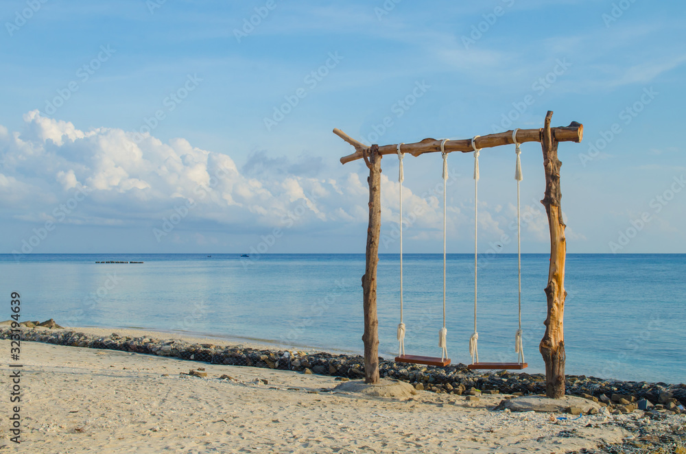 Swing on the beach