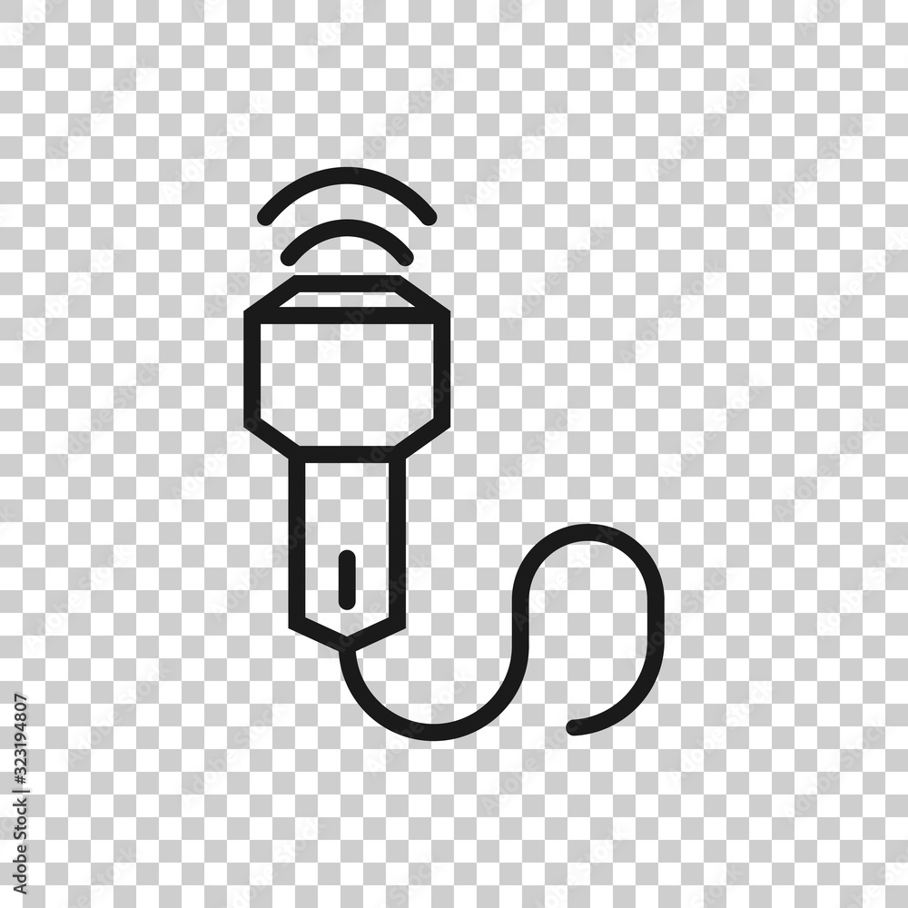 Ultrasound icon in flat style. Scanner equipment vector illustration on white isolated background. Ultrasonic business concept.