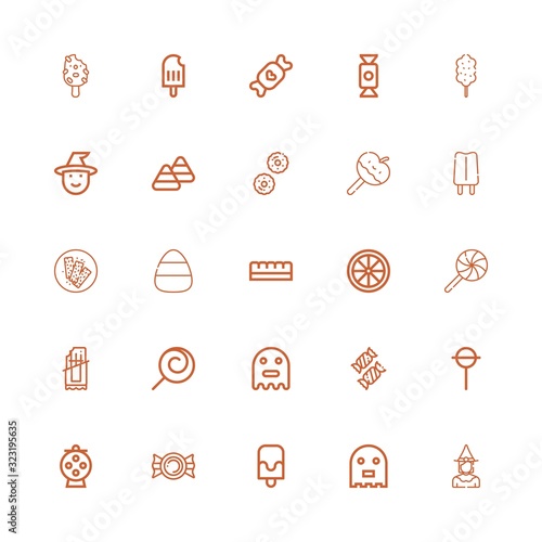 Editable 25 treat icons for web and mobile