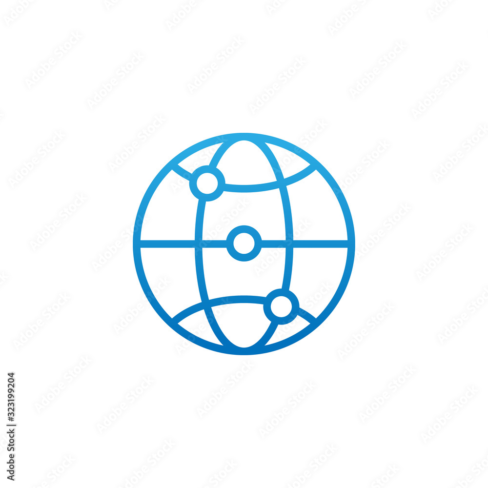 Globe icon vector design illustration. Globe vector illustration for website, mobile, graphic elements, logo, app, UI. Globe icon vector design illustration. Globe vector illustration for website, mobile, graphic elements, logo, app, UI.