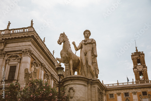 Panoramic view of Capitolium or Capitoline Hill is one of Seven Hills of Rome