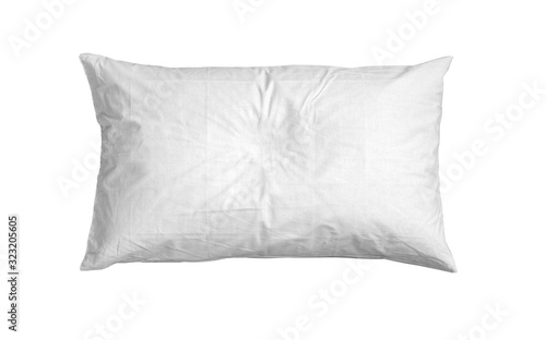 Fototapeta Naklejka Na Ścianę i Meble -  close up of a white pillow