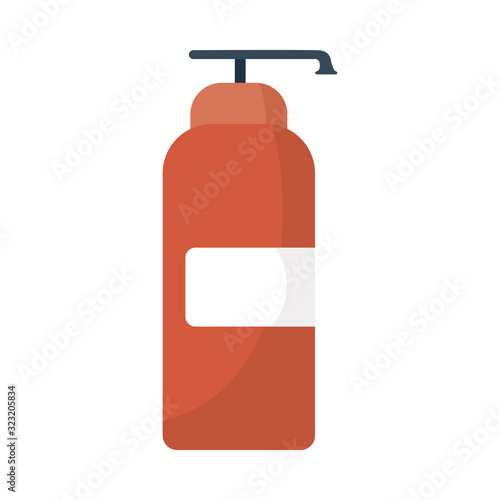 barber shop soap bottle product icon