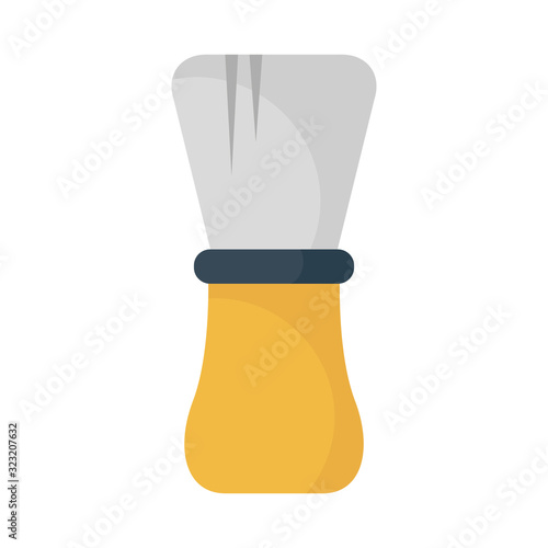 brush of barber shop icon