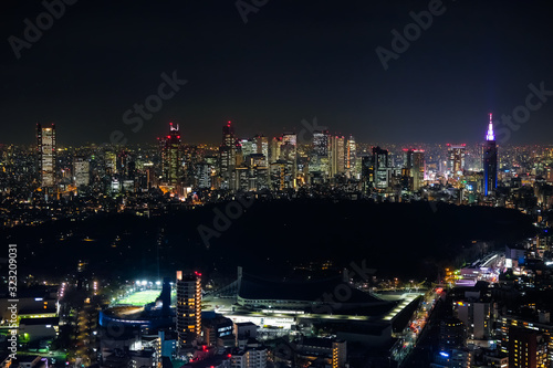 Wallpaper Mural 東京 渋谷スクランブルスクエア 展望台からの夜景 Torontodigital.ca