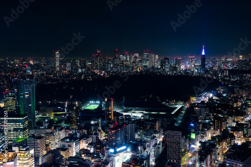 東京 渋谷スクランブルスクエア 展望台からの夜景 © 健太 上田