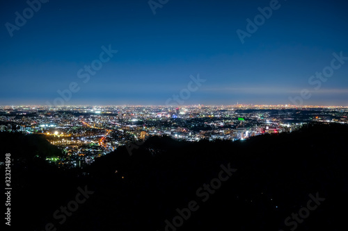 東京 高尾山 金比羅台園地からの夜景 © 健太 上田