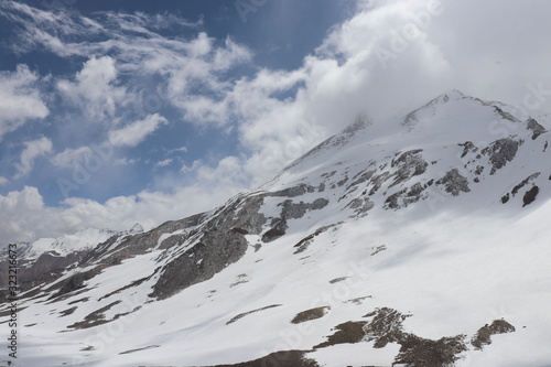 mountains in winter