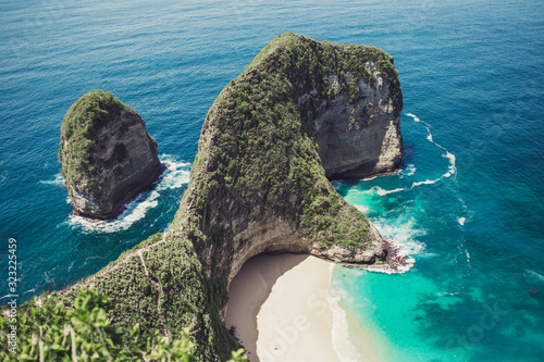 Kelingking bay, the island of Nusa Penida, Indonesia