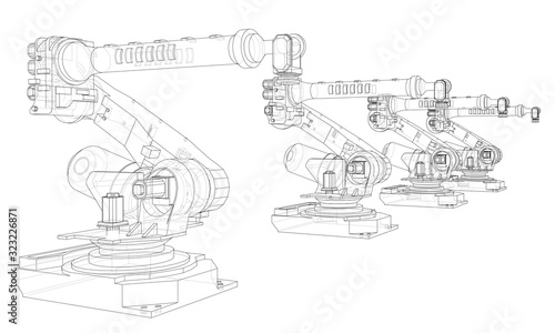 A industral robots manipulators
