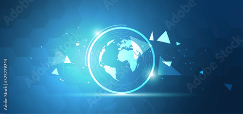 mondo, connessione, internet