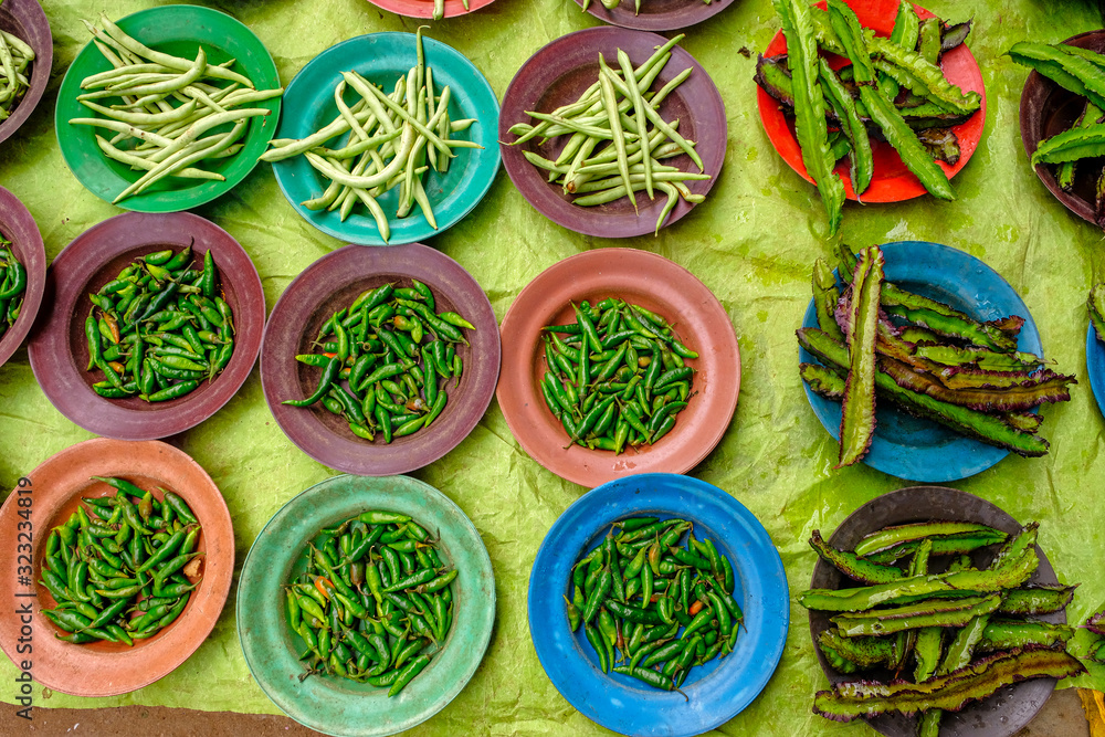 Vegetables in the Polonnaruwa market in Polonnaruwa, Sri Lanka. Vegetables in the Polonnaruwa market in Polonnaruwa, Sri Lanka.