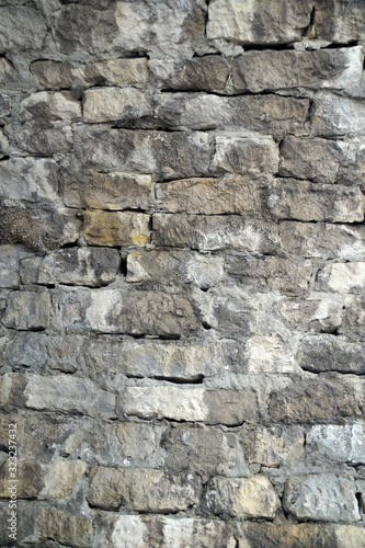 gray texture of old stone wall for background