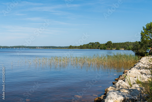 Le lac de Lacanau  Gironde  France 