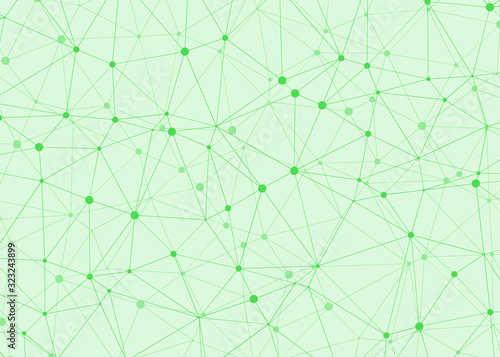 Abstract Low Polygon Mesh Generative Art background illustration