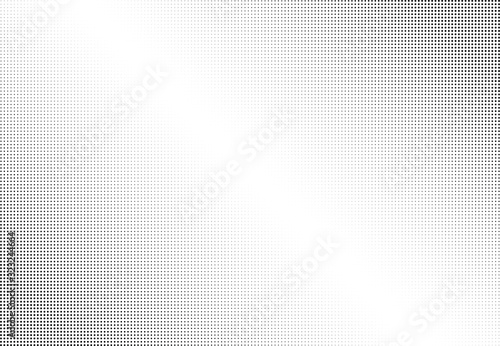 Abstract halftone dotted background. Monochrome pattern with hexagon. Vector modern futuristic texture for posters, sites, business cards, postcards, labels and stickers. Design mock-up layout.