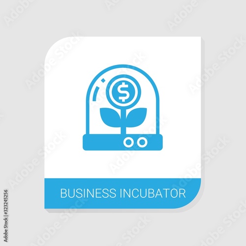 Editable filled Business incubator icon from Entrepreneurship icons category. Isolated vector Business incubator sign on white background