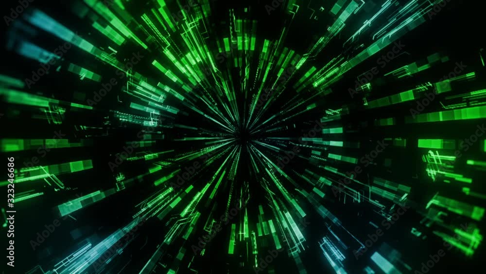 Digital Circle loop green Digital Circle loop green
