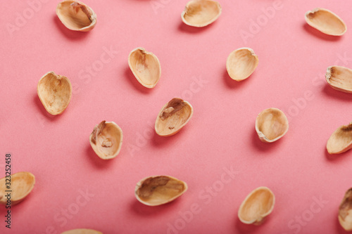 Empty nutshell background