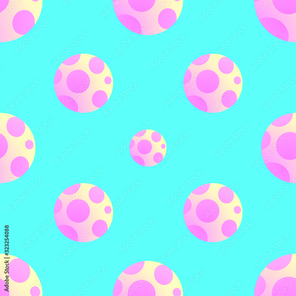 Balls. Abstract seamless pattern. Vector image. Balls. Abstract seamless pattern. Vector image.