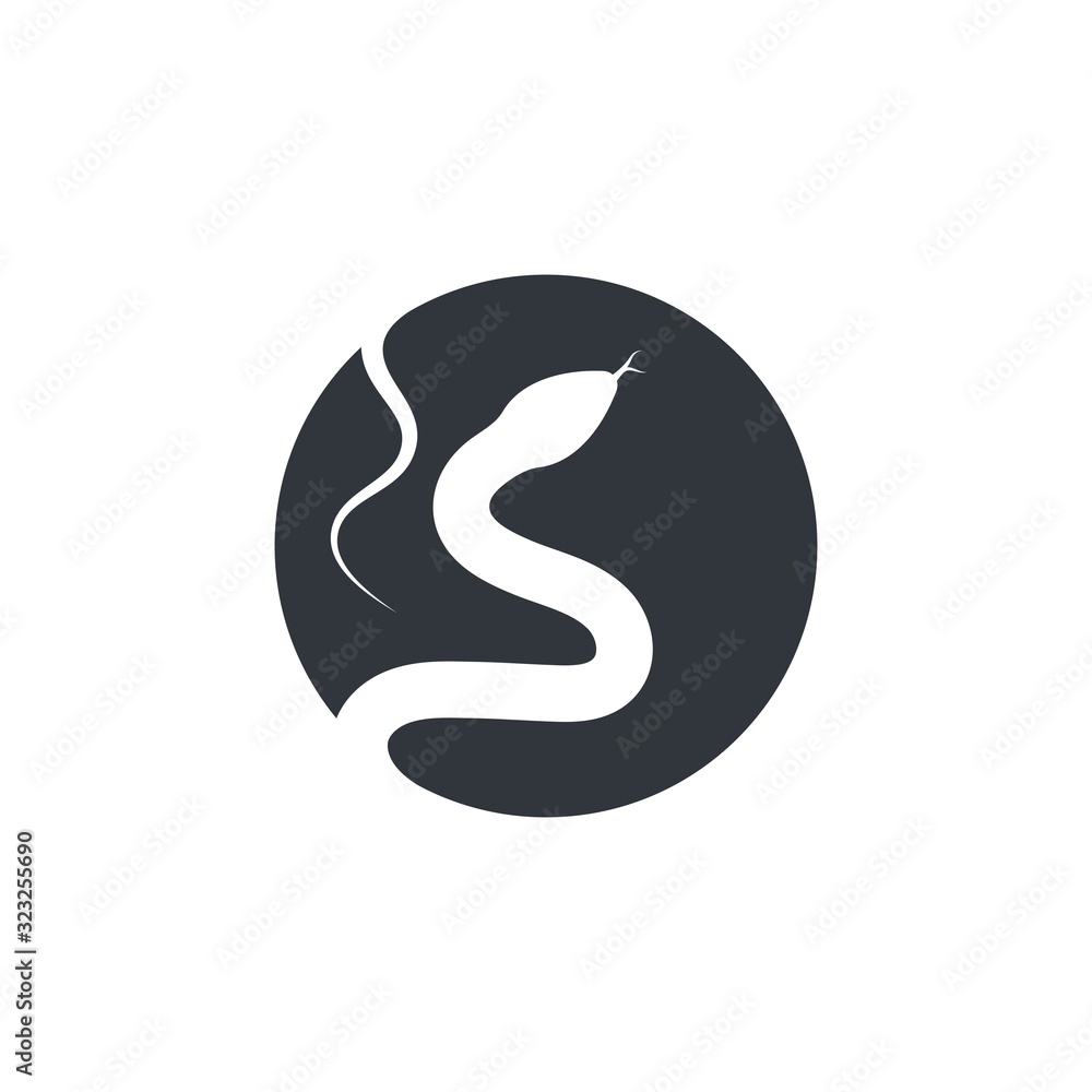 snake vector illustration icon snake vector illustration icon