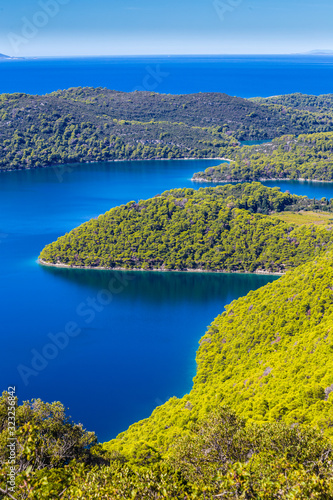 View From Montokuc Viewpoint - Mljet, Croatia photo