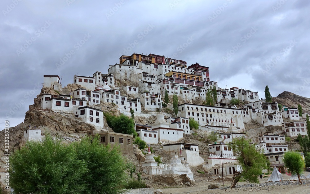 Thiksey Monastery or Thiksey Gompa, Leh Ladakh, Jammu and Kashmir, India 