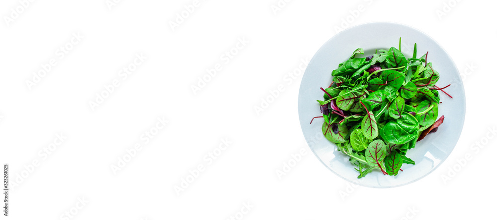 Healthy salad, leaves mix salad (mix micro greens, juicy snack) keto or paleo menu recipe. food background - copy space Healthy salad, leaves mix salad (mix micro greens, juicy snack) keto or paleo menu recipe. food background - copy space