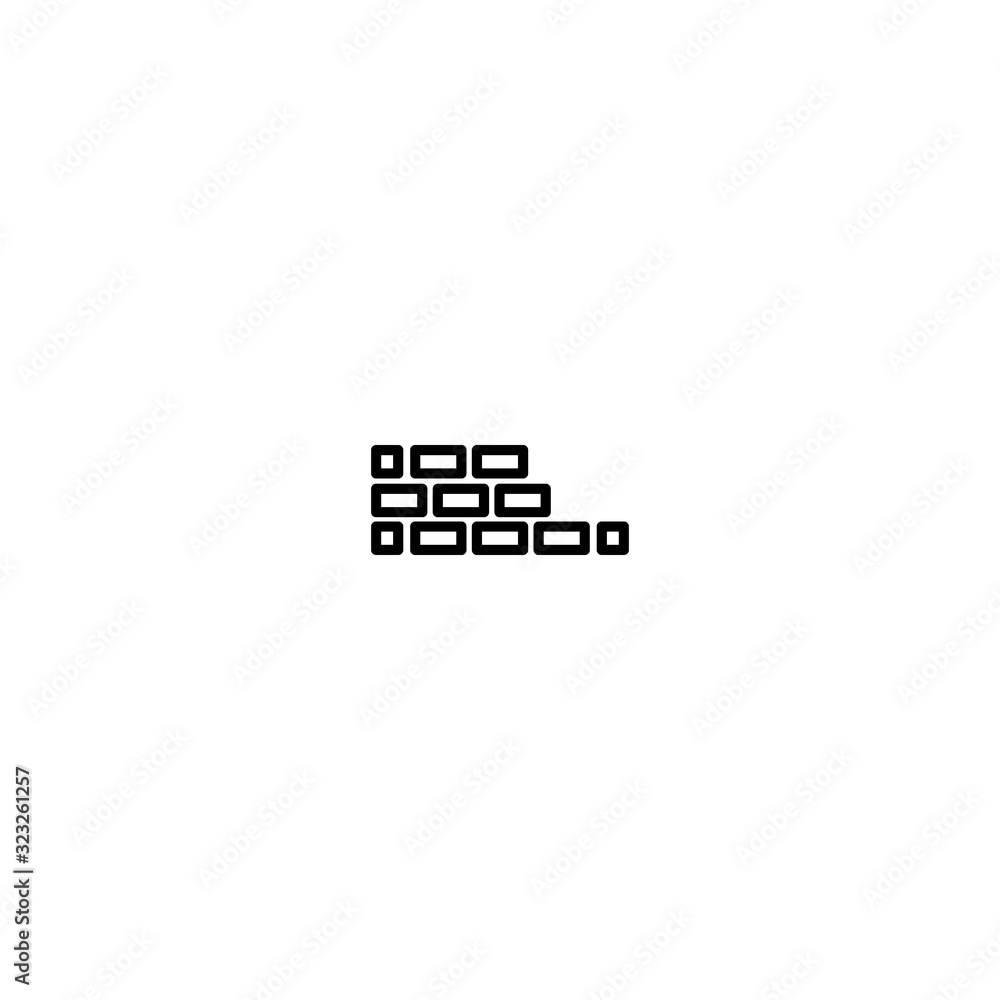 Icon Brick Vector Graphic Illustrator perfect for Building Icon Brick Vector Graphic Illustrator perfect for Building