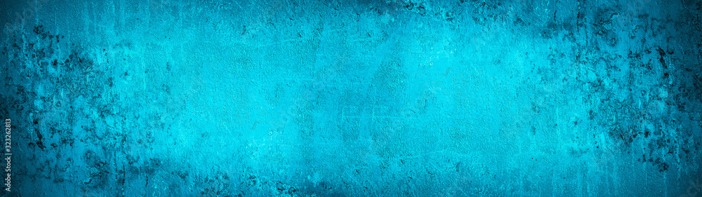 blue abstract stone concrete texture background panorama banner long	