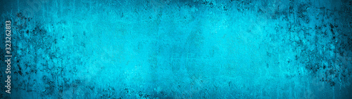 blue abstract stone concrete texture background panorama banner long 
