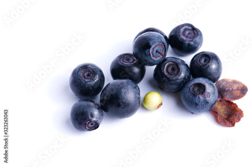 blueberry berry isolated on white background