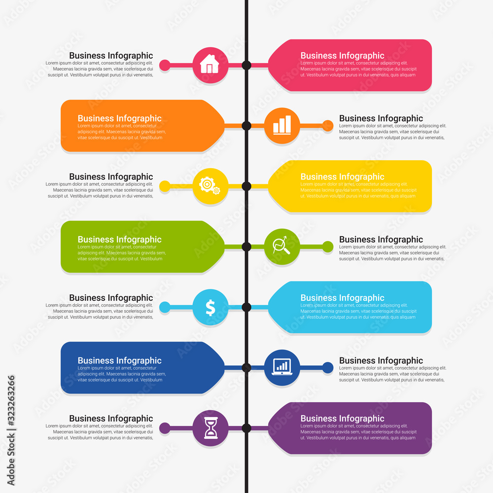 Modern vector infographic template, diagram, graph, presentation. Business concept with 3, 4, 5, 6 options and arrows. For content, flowchart, timeline, workflow, marketing Modern vector infographic template, diagram, graph, presentation. Business concept with 3, 4, 5, 6 options and arrows. For content, flowchart, timeline, workflow, marketing