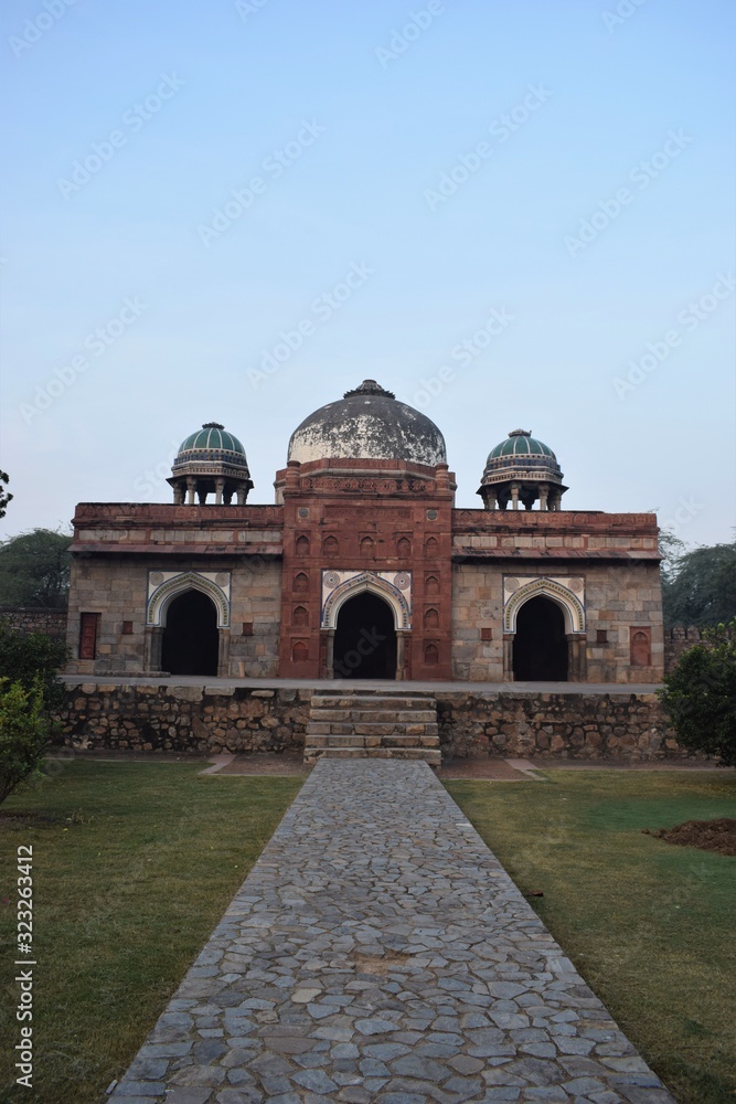 Full view of Humayun Tomb Delhi India