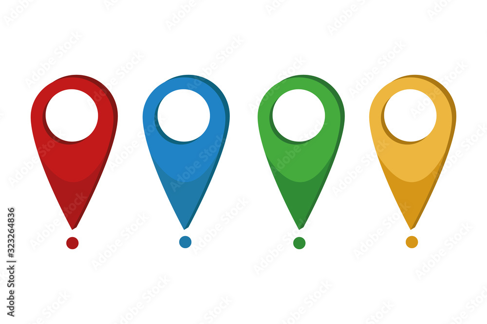 Vector map pointer Vector map pointer