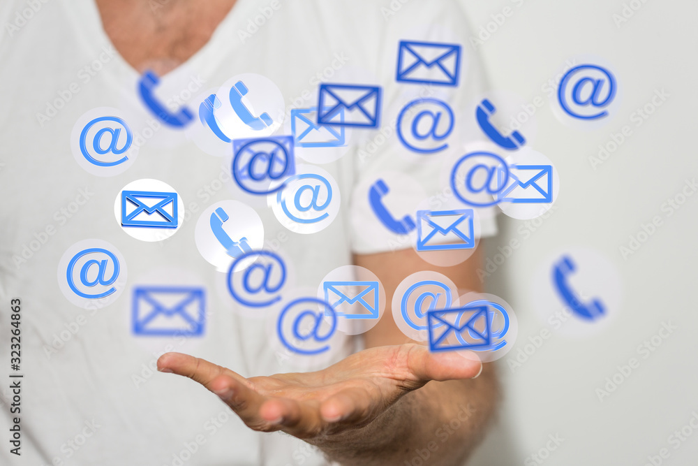 Online people network. Using internet for communication.. Online people network. Using internet for communication..