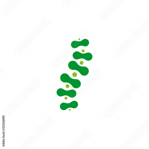 Chiropractic clinic logo design vector template
