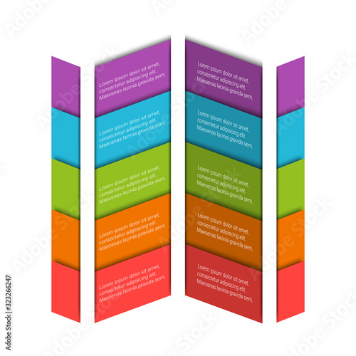 Vector abstract element infographics 3, 4, 5, 6 option. Design for business. finance template layout, brochure, workflow, information or presentation and other. Infographis timeline path. 