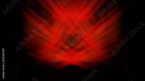 Red hot glowing laser show – seamlessly looping flame fractal animation.
