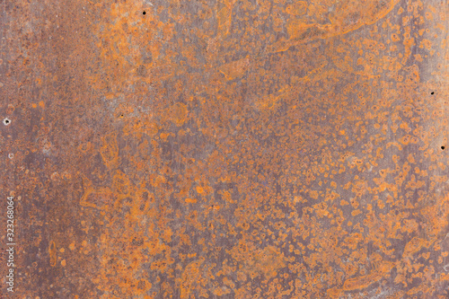 Texture of an old rusty sheet of iron