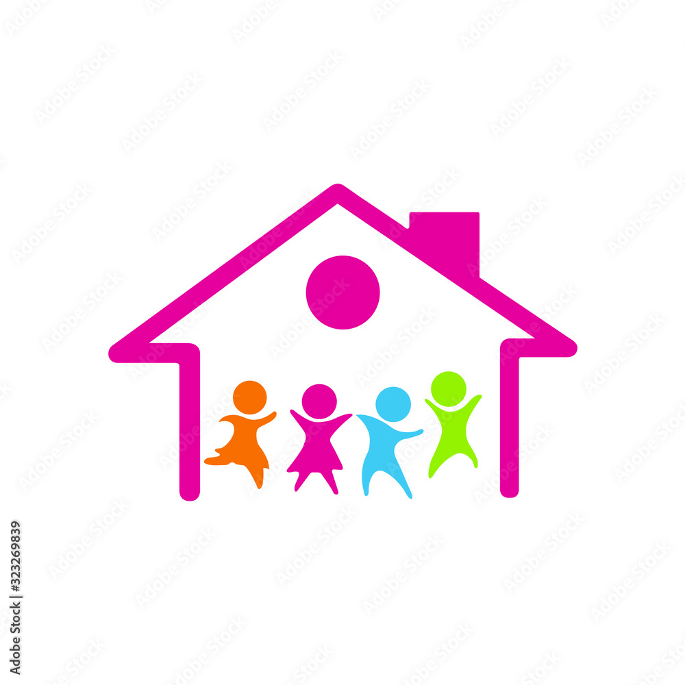 Kids Daycare Institute Logo Template VECTOR Stock Vector Adobe Stock kids-daycare-institute-logo-template-vector-stock-vector-adobe-stock