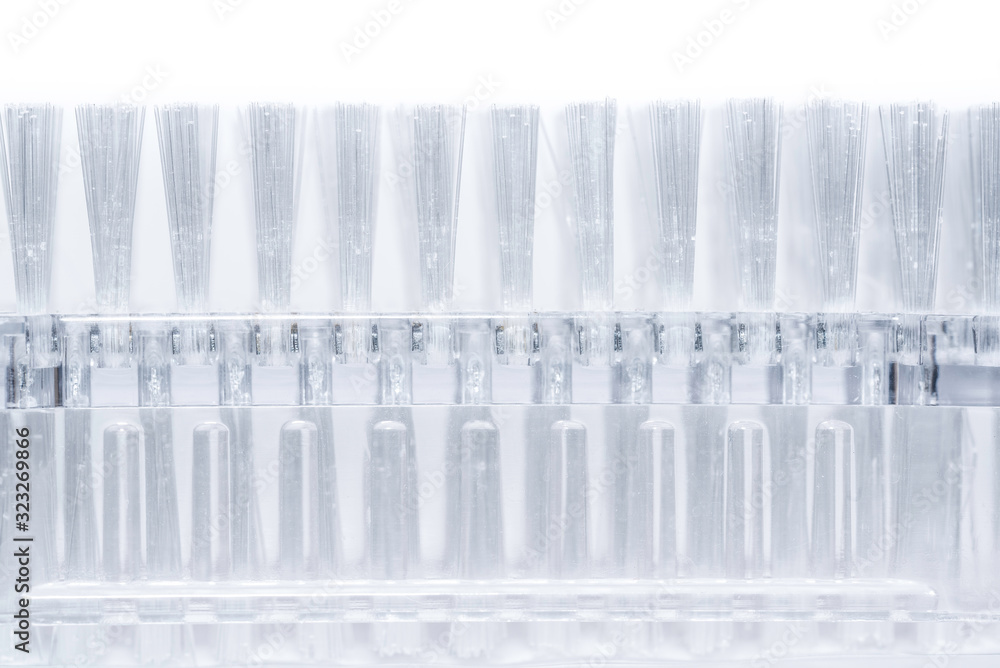 transparent plastic brush for cleaning nail transparent plastic brush for cleaning nail