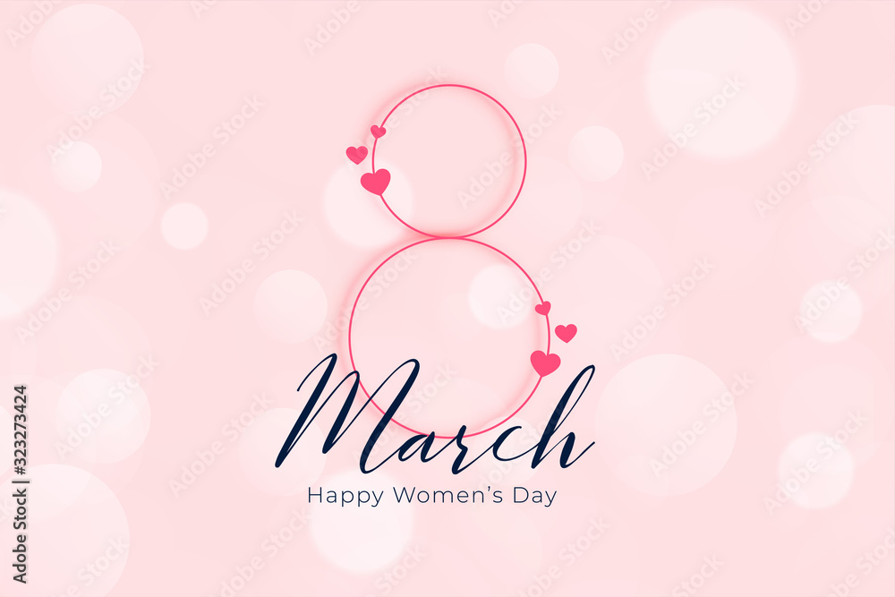 elegant happy womens day march 8th banner elegant happy womens day march 8th banner