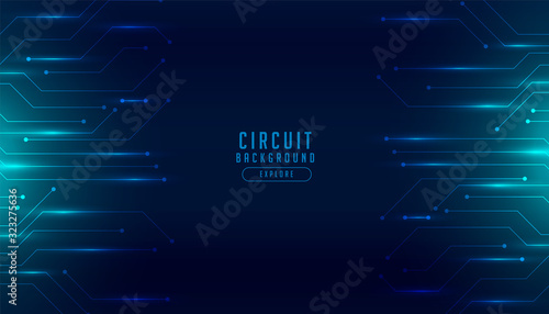 technology circuit diagram digital futuristic background design