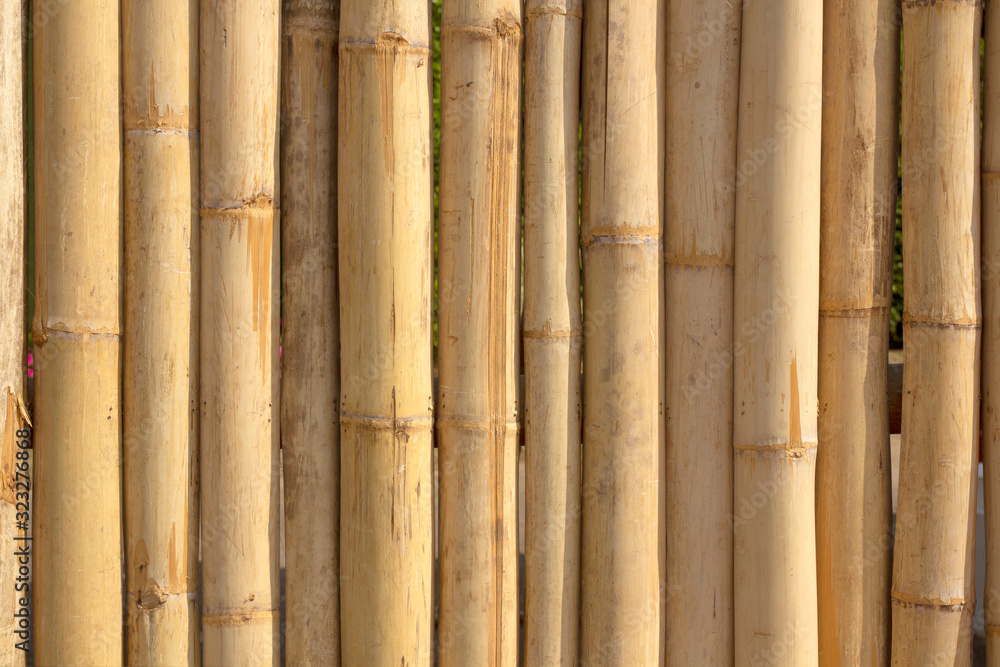 Old bamboo fence For background texture Old bamboo fence For background texture