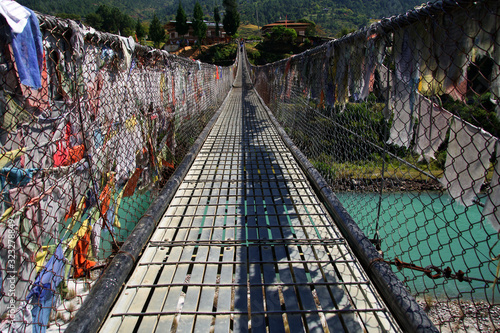 Hängebrücke in Bhutan 