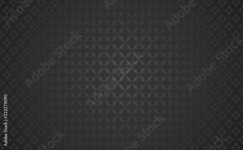 Dark mode background for website design, poker applications and casino. Black background with diamonds symbol.