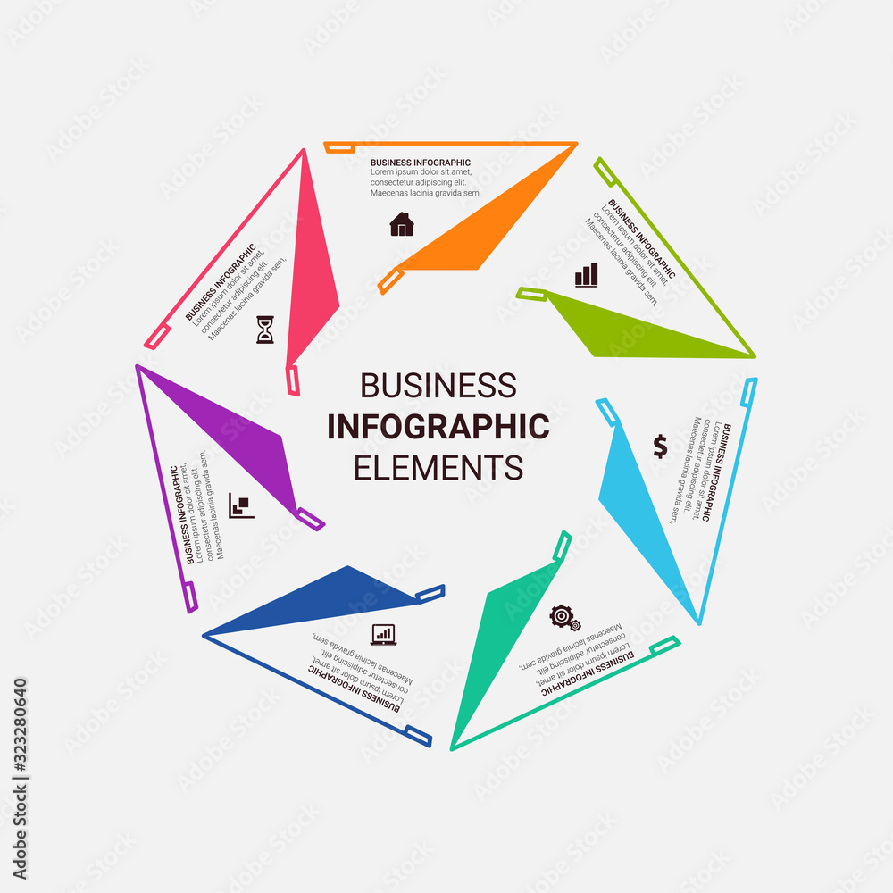 Timeline infographic design element and number options. Business concept with 3, 4, 5, 6 steps. Can be used for workflow layout, diagram, annual report, web design. 