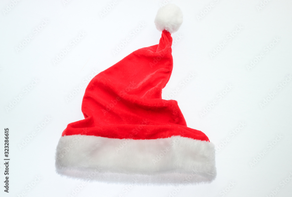 Santa hat isolated on white background. Santa hat isolated on white background.