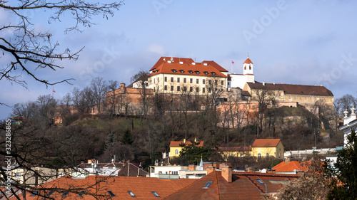 Spilberk Castle in Brno late morning
